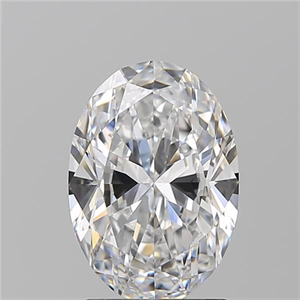 Picture of Natural Diamond 2.01 Carats, Oval with  Cut, D Color, VVS1 Clarity and Certified by GIA