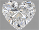 Natural Diamond 1.50 Carats, Heart with  Cut, F Color, SI1 Clarity and Certified by GIA