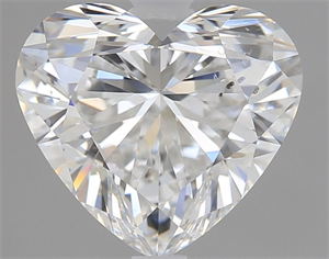 Picture of Natural Diamond 1.50 Carats, Heart with  Cut, F Color, SI1 Clarity and Certified by GIA
