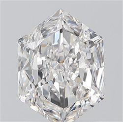 Picture of Natural Diamond 0.91 Carats, HEXAGONAL with  Cut, E Color, VS2 Clarity and Certified by GIA