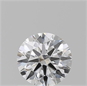 Natural Diamond 0.70 Carats, Round with Excellent Cut, F Color, VVS1 Clarity and Certified by GIA