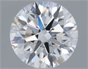 Del inventario de diamantes de laboratorio, 2.03 quilates, Redondo , Color E, claridad VS1 y certificado IGI