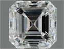 Natural Diamond 0.80 Carats, Asscher with  Cut, H Color, VVS2 Clarity and Certified by IGI