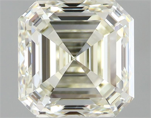 Foto Diamante Natural 1.51 quilates, Asscher , Color K, claridad IF y certificado IGI de