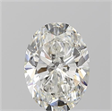 Natural Diamond 1.20 Carats, Oval with  Cut, G Color, SI2 Clarity and Certified by GIA