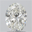 Diamante Natural 1.20 quilates, Ovalado , Color H, claridad SI2 y certificado GIA