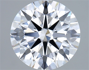 Picture of Lab Grown Diamond 3.75 Carats, Round with Ideal Cut, D Color, VVS1 Clarity and Certified by IGI