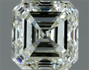 Picture of Natural Diamond 1.00 Carats, Asscher with  Cut, J Color, VVS2 Clarity and Certified by IGI