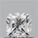 Natural Diamond 0.56 Carats, Cushion with  Cut, F Color, VS2 Clarity and Certified by GIA