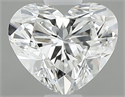 Natural Diamond 0.60 Carats, Heart with  Cut, G Color, SI1 Clarity and Certified by GIA