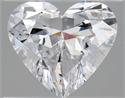 Natural Diamond 1.70 Carats, Heart with  Cut, D Color, VVS2 Clarity and Certified by GIA