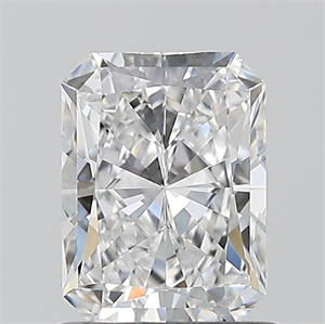 Picture of Natural Diamond 1.01 Carats, Radiant with  Cut, D Color, VVS1 Clarity and Certified by GIA