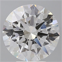 Lab Grown Diamond 5.53 Carats, Round with Ideal Cut, E Color, VVS2 Clarity and Certified by IGI