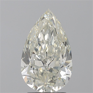 Foto Diamante Natural 3.01 quilates, De pera , Color J, claridad SI2 y certificado GIA de