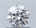 Diamante Natural 0.50 quilates, Redondo , Color D, claridad SI1 y certificado GIA