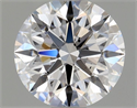 Natural Diamond 0.82 Carats, Round with Excellent Cut, D Color, SI1 Clarity and Certified by GIA
