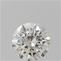 Natural Diamond 0.96 Carats, Round with Excellent Cut, J Color, SI1 Clarity and Certified by GIA