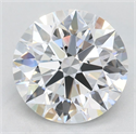 Lab Grown Diamond 2.56 Carats, Round with Excellent Cut, D Color, VVS1 Clarity and Certified by GIA
