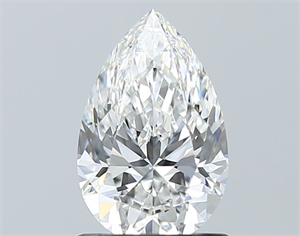 Foto Diamante Natural 1.11 quilates, De pera , Color G, claridad VS1 y certificado GIA de