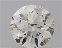 Natural Diamond 0.40 Carats, Round with Excellent Cut, I Color, IF Clarity and Certified by GIA
