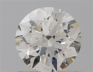 Picture of Natural Diamond 0.40 Carats, Round with Excellent Cut, I Color, IF Clarity and Certified by GIA