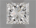 Diamante Natural 0.35 quilates, Princesa , Color F, claridad SI1 y certificado GIA