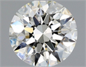 Natural Diamond 1.11 Carats, Round with Excellent Cut, J Color, VS2 Clarity and Certified by GIA