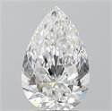 Natural Diamond 2.01 Carats, Pear with  Cut, E Color, VVS1 Clarity and Certified by GIA