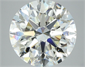 Diamante Natural 4.51 quilates, Redondo , Color K, claridad VS2 y certificado GIA