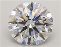 Lab Grown Diamond 8.50 Carats, Round with Ideal Cut, E Color, VS2 Clarity and Certified by IGI