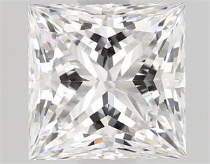 Picture of Natural Diamond 1.01 Carats, Princess with  Cut, D Color, VS1 Clarity and Certified by GIA
