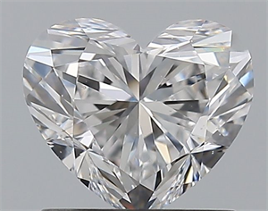 Picture of Natural Diamond 1.02 Carats, Heart with  Cut, E Color, VS2 Clarity and Certified by GIA