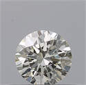 Natural Diamond 0.41 Carats, Round with Excellent Cut, I Color, VVS2 Clarity and Certified by IGI