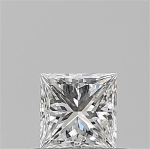 Foto Diamante Natural 0.50 quilates, Princesa , Color F, claridad VS1 y certificado GIA de