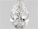 Diamante Natural 0.70 quilates, De pera , Color E, claridad VVS1 y certificado GIA