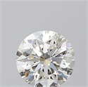 Natural Diamond 0.40 Carats, Round with Excellent Cut, H Color, VVS2 Clarity and Certified by GIA