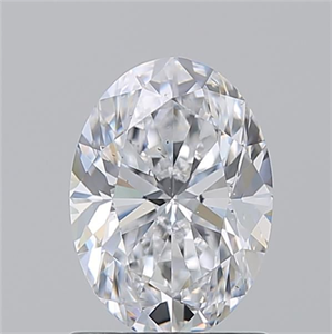 Picture of Natural Diamond 1.22 Carats, Oval with  Cut, D Color, SI2 Clarity and Certified by GIA