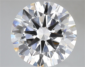 Picture of Lab Grown Diamond 6.02 Carats, Round with Excellent Cut, D Color, VVS2 Clarity and Certified by IGI
