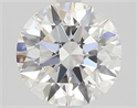 Natural Diamond 1.80 Carats, Round with Excellent Cut, E Color, VVS1 Clarity and Certified by GIA