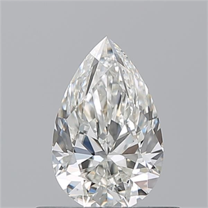 Picture of Natural Diamond 0.55 Carats, Pear with  Cut, H Color, VS1 Clarity and Certified by GIA