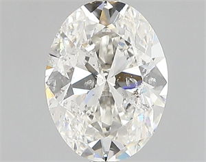 Foto Diamante Natural 1.02 quilates, Ovalado , Color H, claridad I1 y certificado GIA de