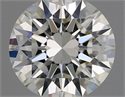 Natural Diamond 0.50 Carats, Round with Very Good Cut, H Color, VVS1 Clarity and Certified by GIA