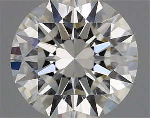 Picture of Natural Diamond 0.50 Carats, Round with Very Good Cut, H Color, VVS1 Clarity and Certified by GIA