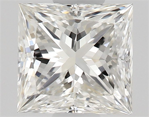 Foto Diamante Natural 0.50 quilates, Princesa , Color H, claridad VS2 y certificado GIA de