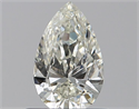Natural Diamond 0.50 Carats, Pear with  Cut, J Color, VS2 Clarity and Certified by GIA
