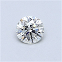 Diamante Natural 0.44 quilates, Redondo , Color I, claridad SI1 y certificado GIA