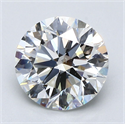 Diamante Natural 2.72 quilates, Redondo , Color H, claridad SI1 y certificado GIA