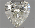Natural Diamond 0.49 Carats, Heart with  Cut, I Color, SI1 Clarity and Certified by IGI