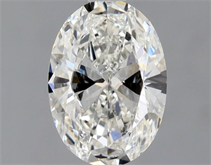 Foto Diamante Natural 0.70 quilates, Ovalado , Color G, claridad SI1 y certificado GIA de