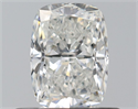 Natural Diamond 0.53 Carats, Cushion with  Cut, H Color, VVS1 Clarity and Certified by GIA